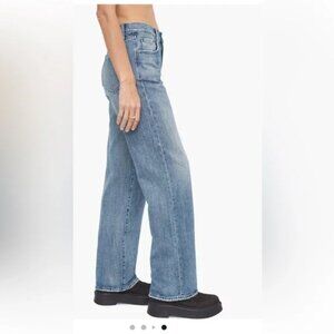 PISTOLA Jeans Womens 25 Blue Bobbie Relaxed Wide Leg Straight Leg Denim Casual